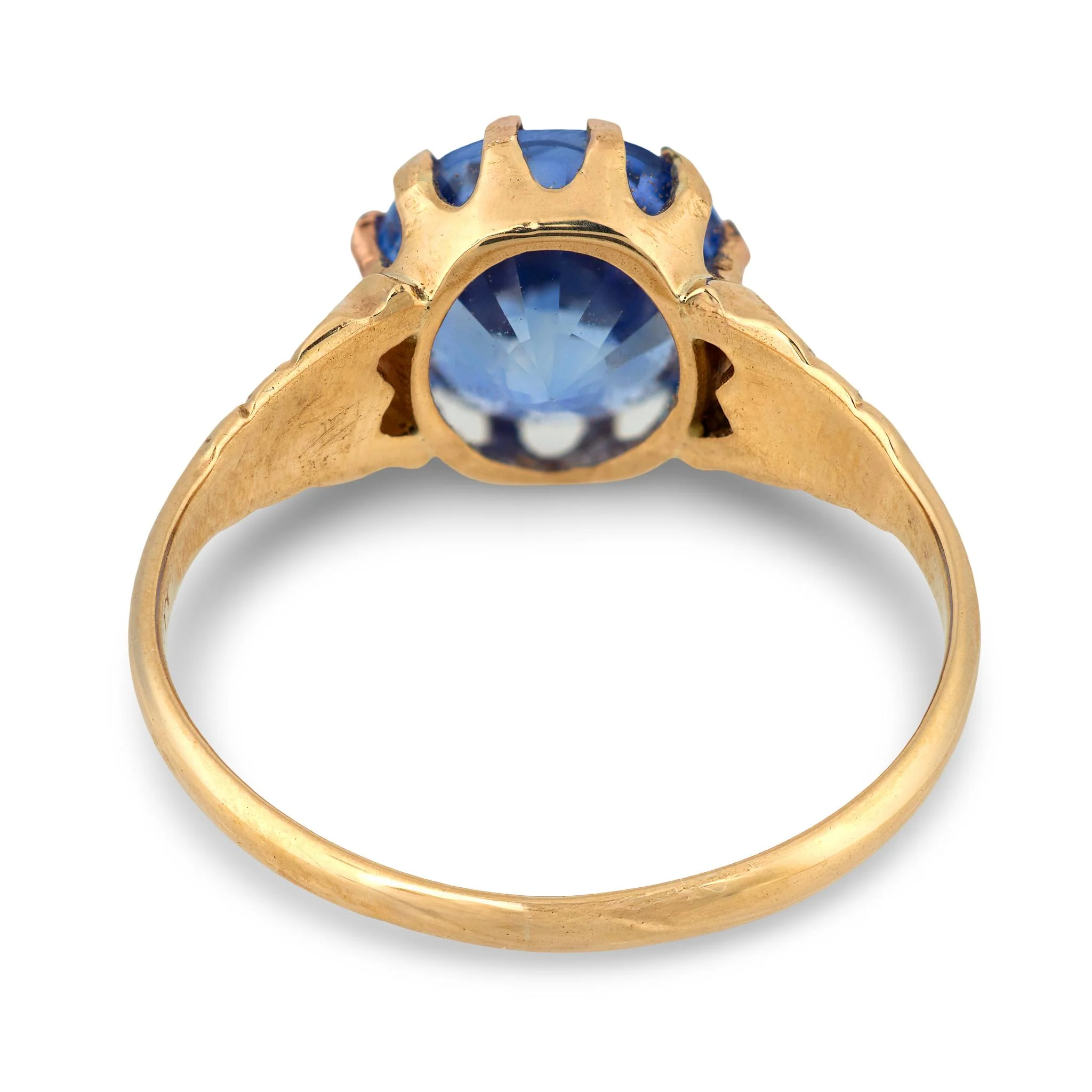 Victorian 18k Sapphire Ring - Image 5