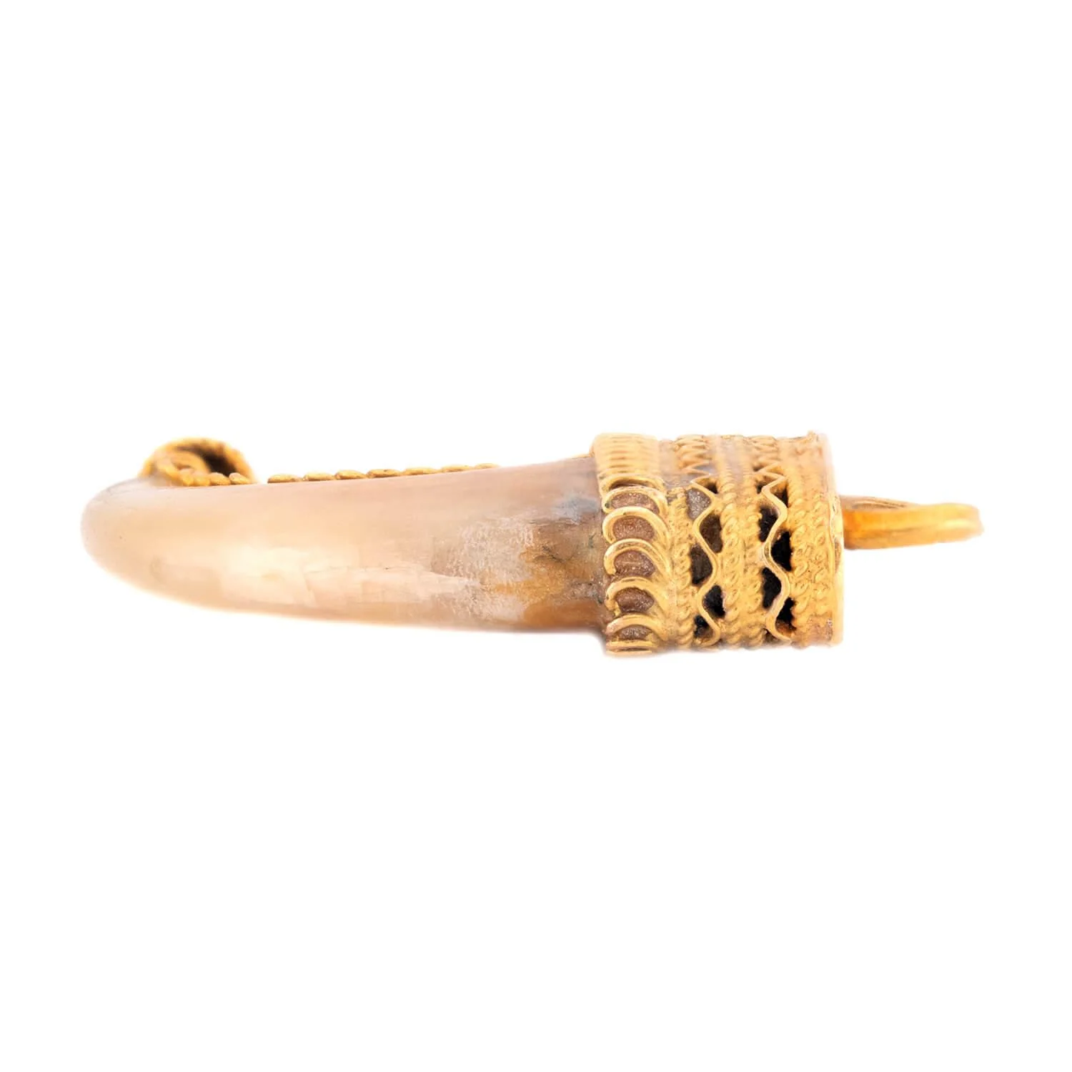 Victorian 18k Tiger Claw Pendant - Image 2