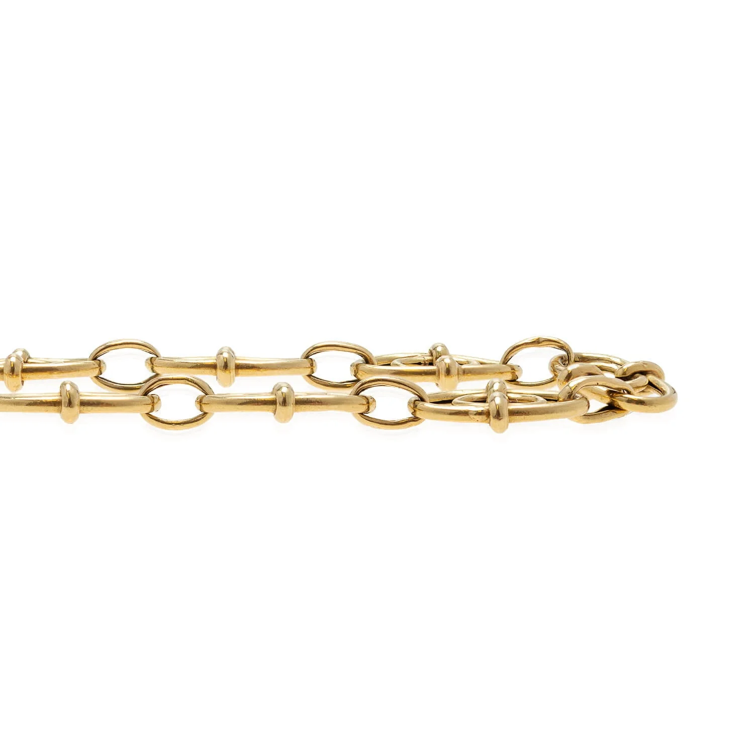 Victorian 18kt Fancy Link Chain Necklace 44.5g - Image 2