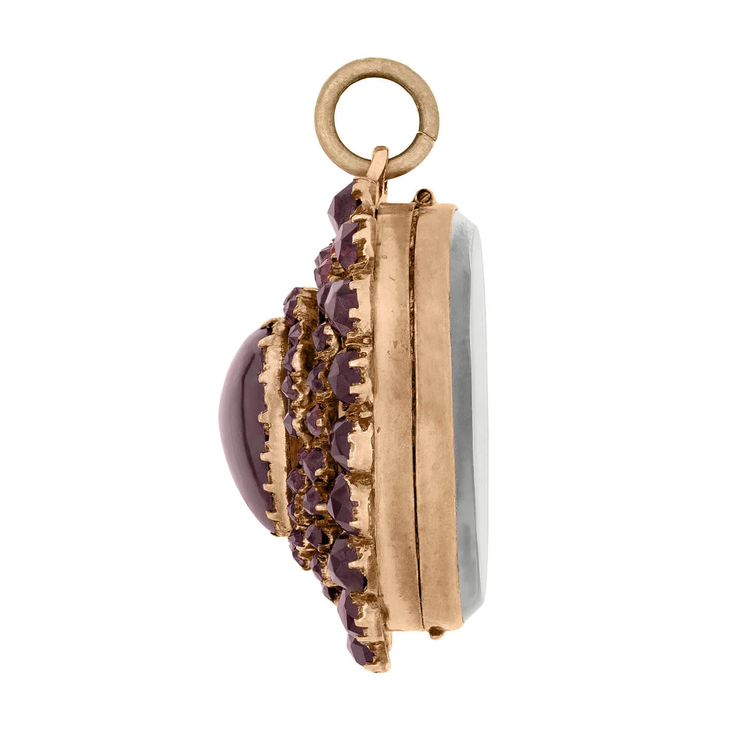 Victorian 9k Bohemian Barnet Heart Locket - Image 2