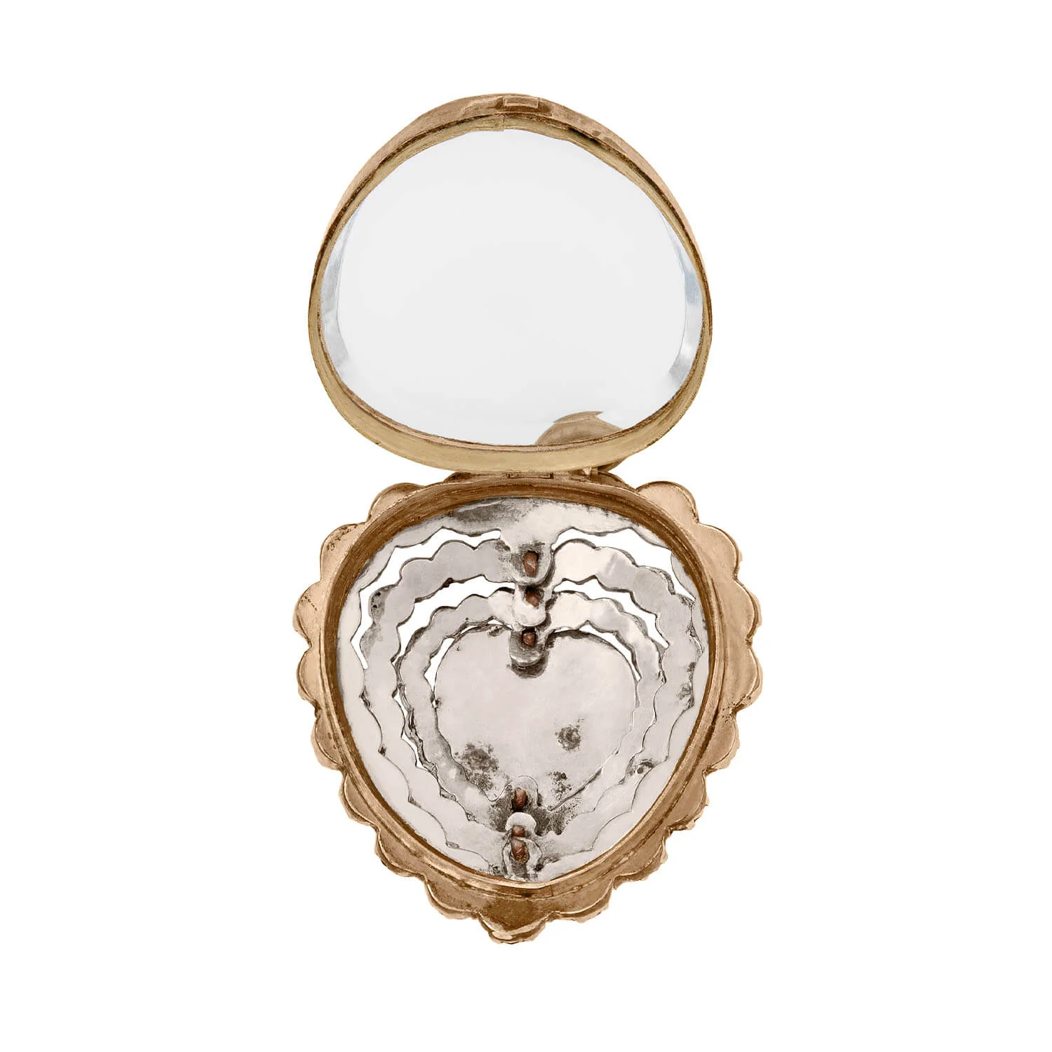 Victorian 9k Bohemian Barnet Heart Locket - Image 3
