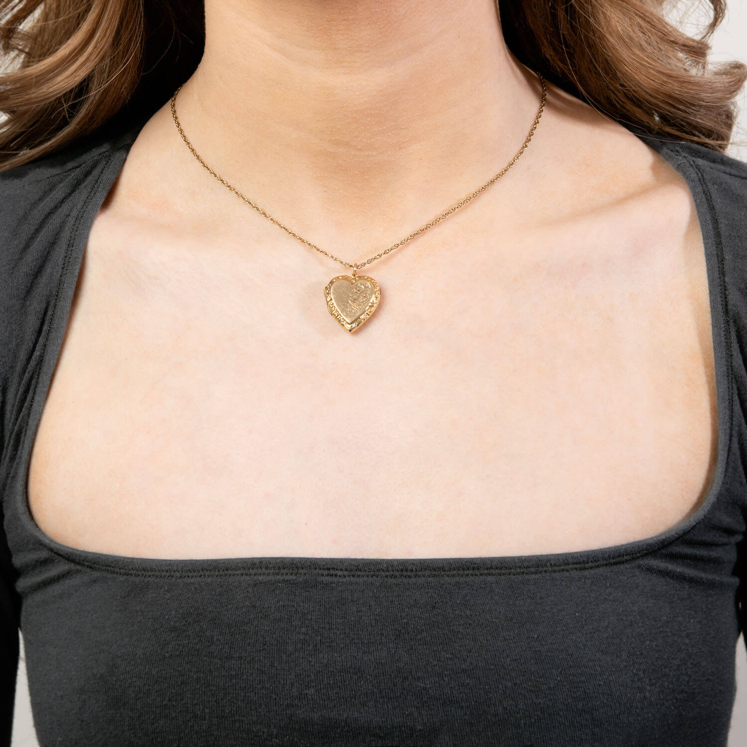 Victorian 9k Heart Locket/Pendant - Image 6