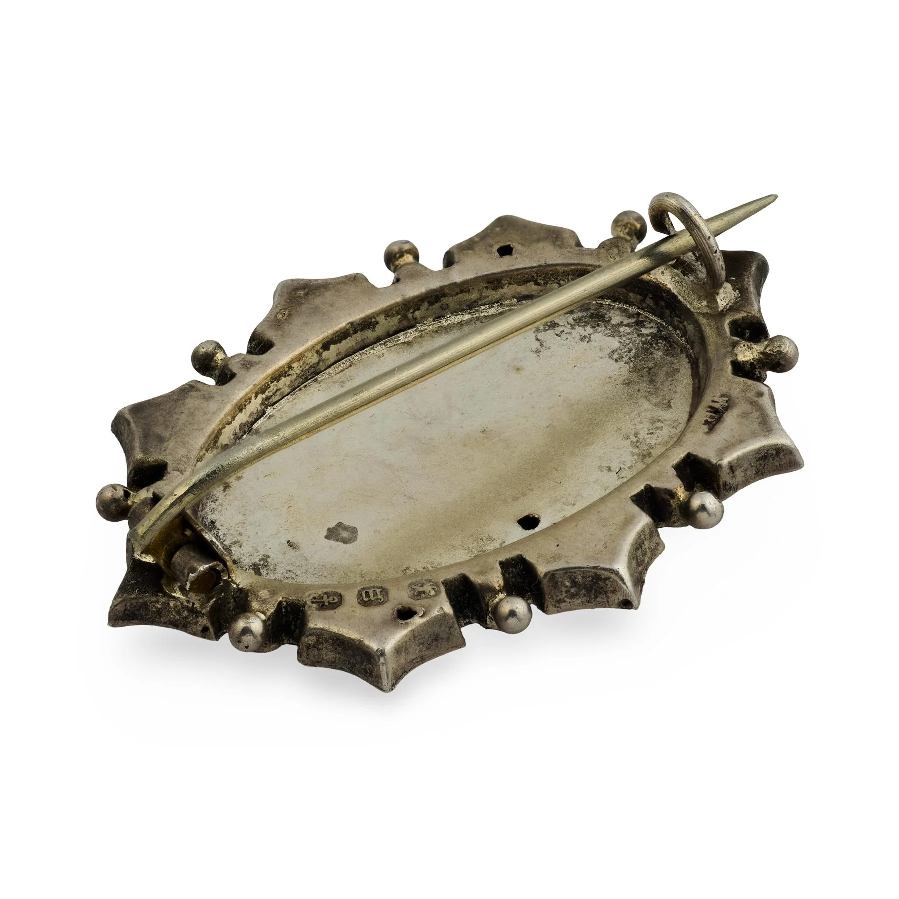 Victorian English Sterling Silver "Diamond Jubilee" Pin - Image 3