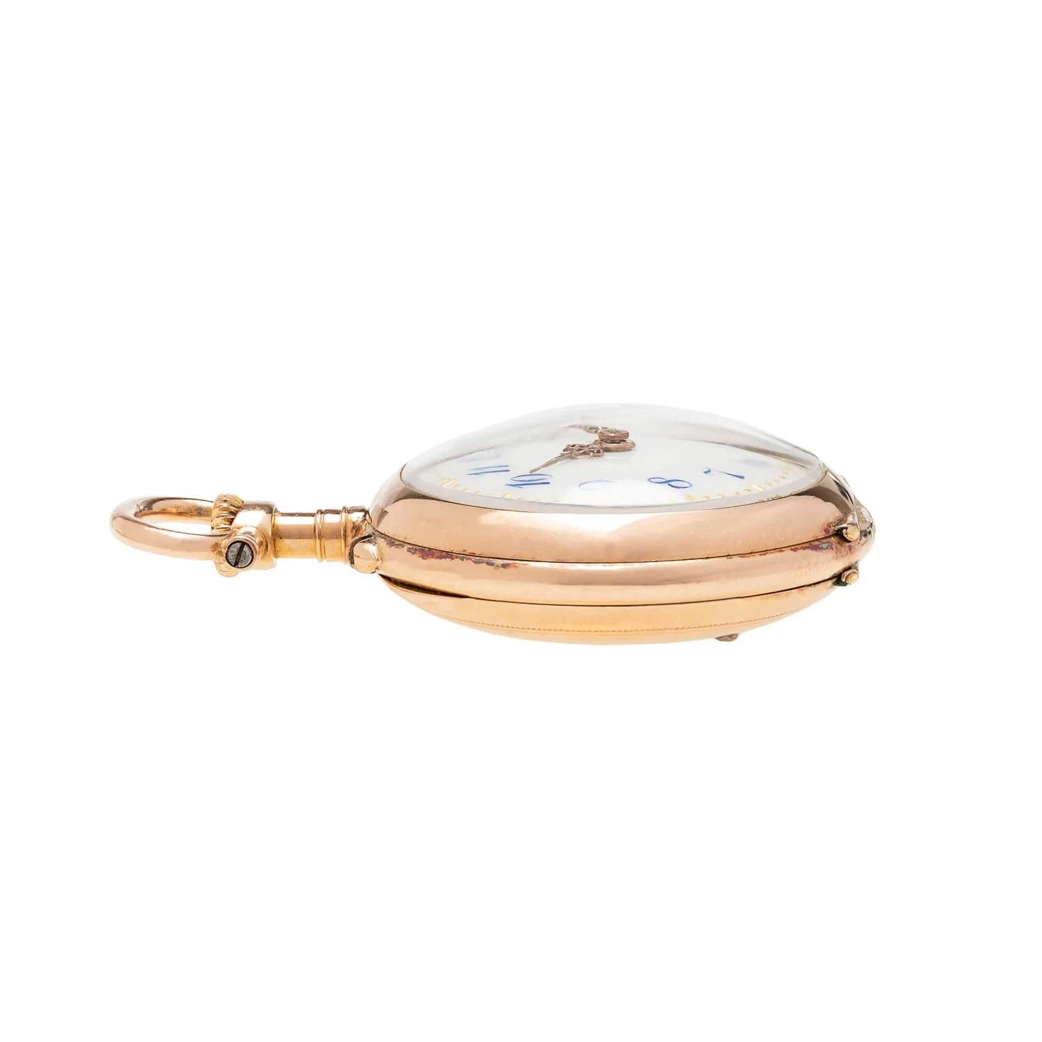 Victorian French 18k Diamond + Enameled Pocket Watch - Image 3