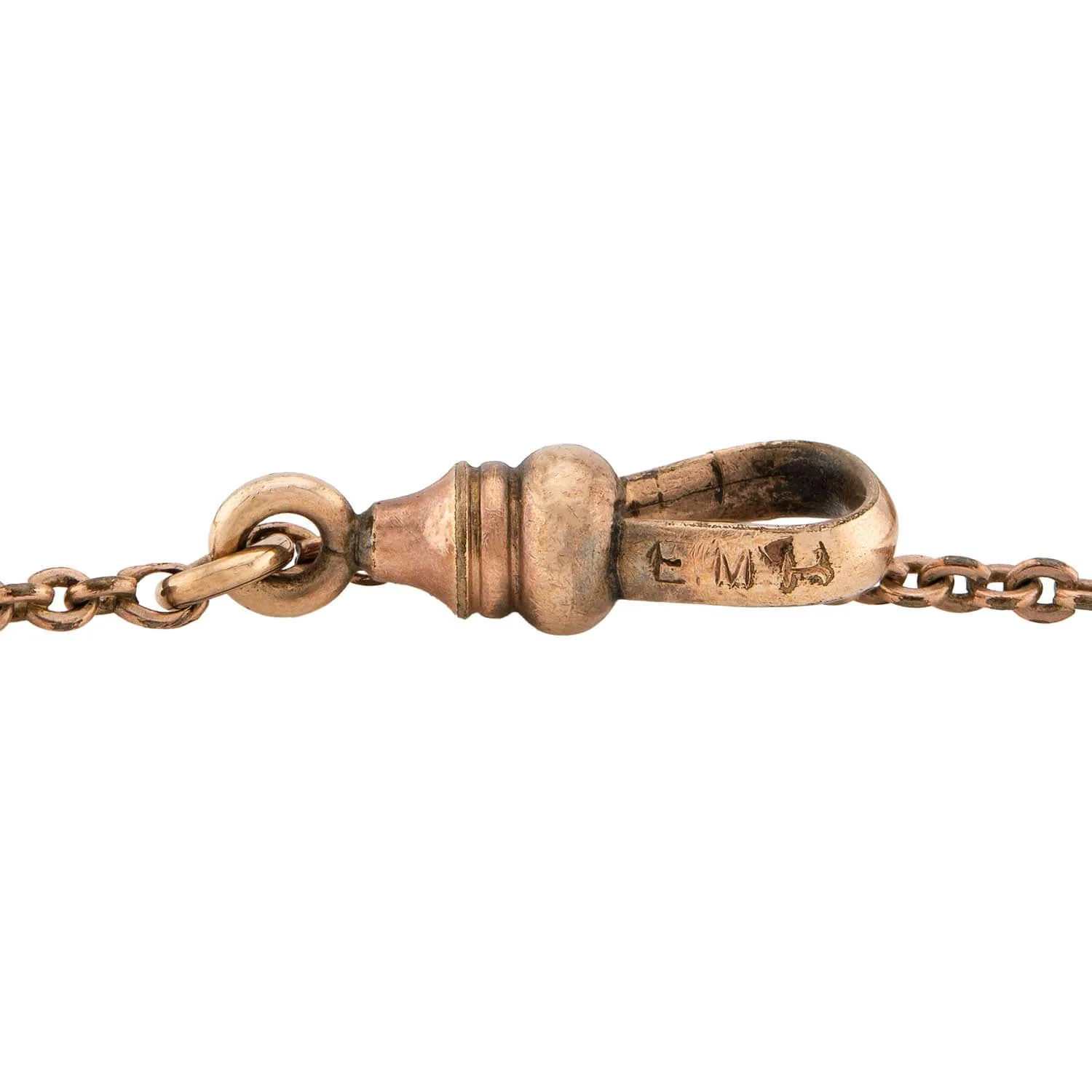 Victorian Gold-Filled/14k Diamond Slide Chain Necklace 51" - Image 4