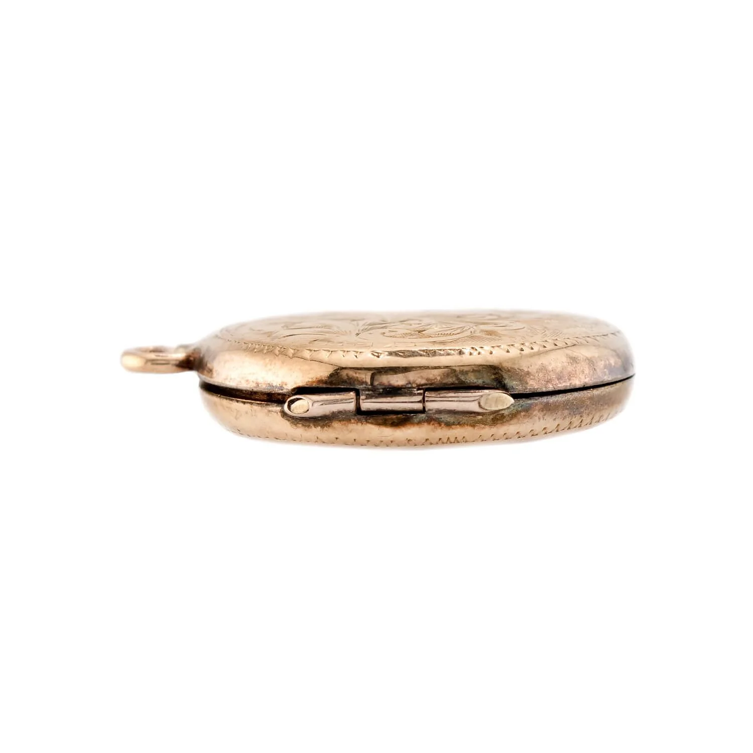 Victorian Gold-Filled Locket Pendant - Image 2