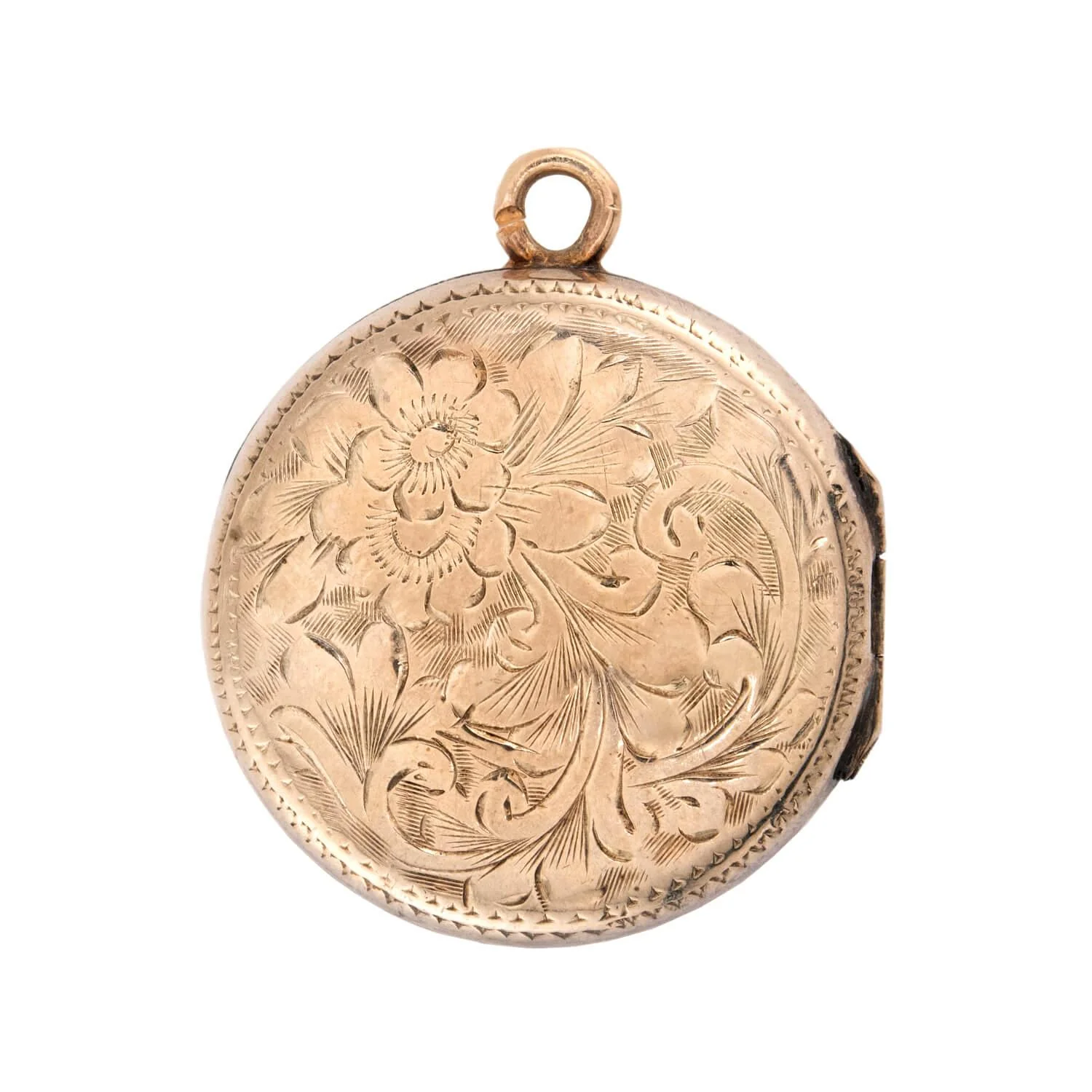 Victorian Gold-Filled Locket Pendant - Image 4