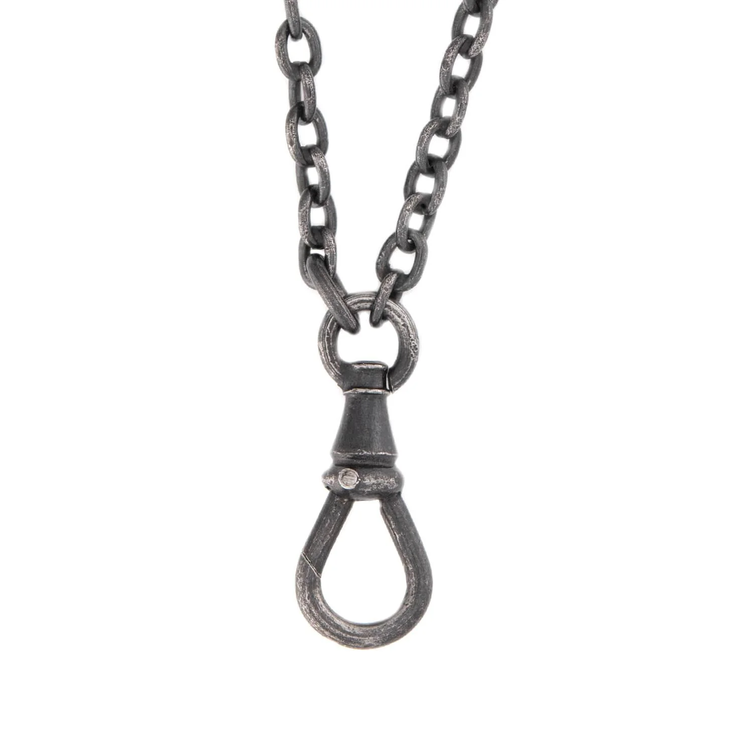 Victorian Gunmetal Chain 49" - Image 4