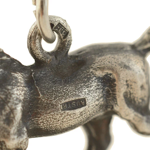 Victorian Silver Horse Equestrian Figural Fob - Image 4