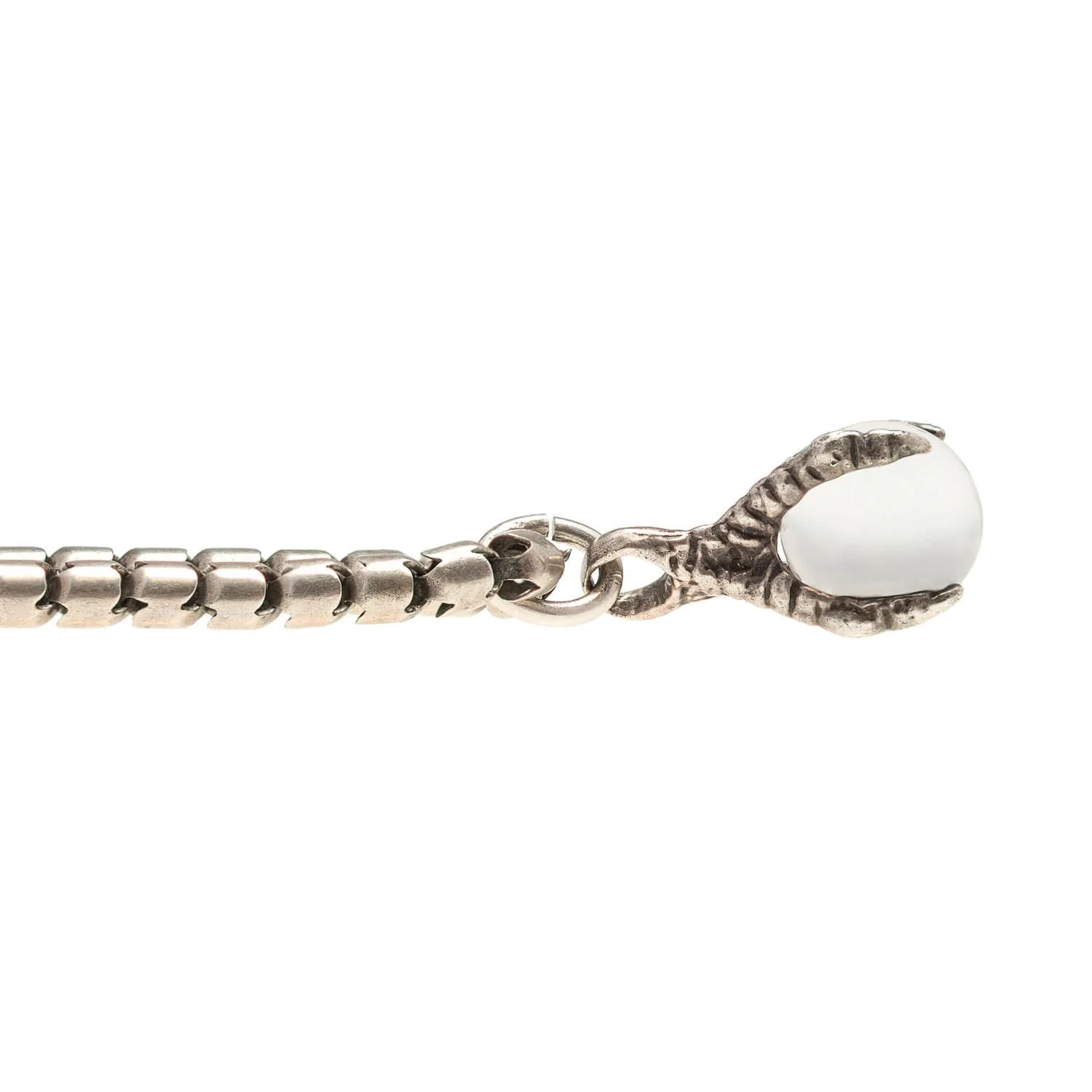 Victorian Sterling Pools of Light Claw Pendant Necklace - Image 3