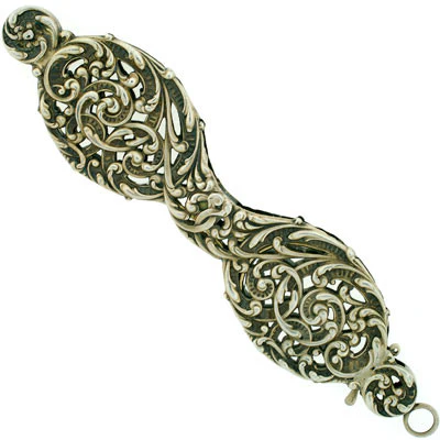 UNGER BROS. Victorian Sterling Silver Lorgnette - Image 2