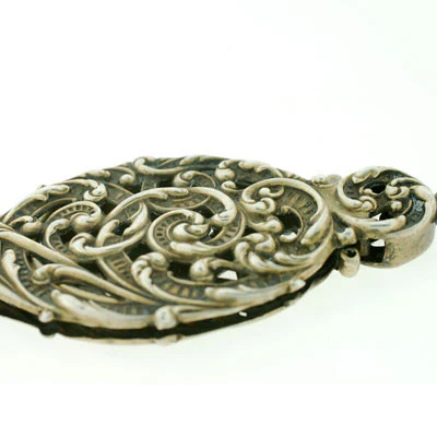 UNGER BROS. Victorian Sterling Silver Lorgnette - Image 5
