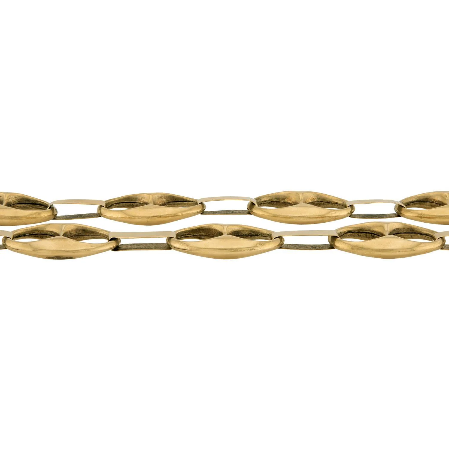 Vintage 10k "Gucci" Link Necklace - Image 2