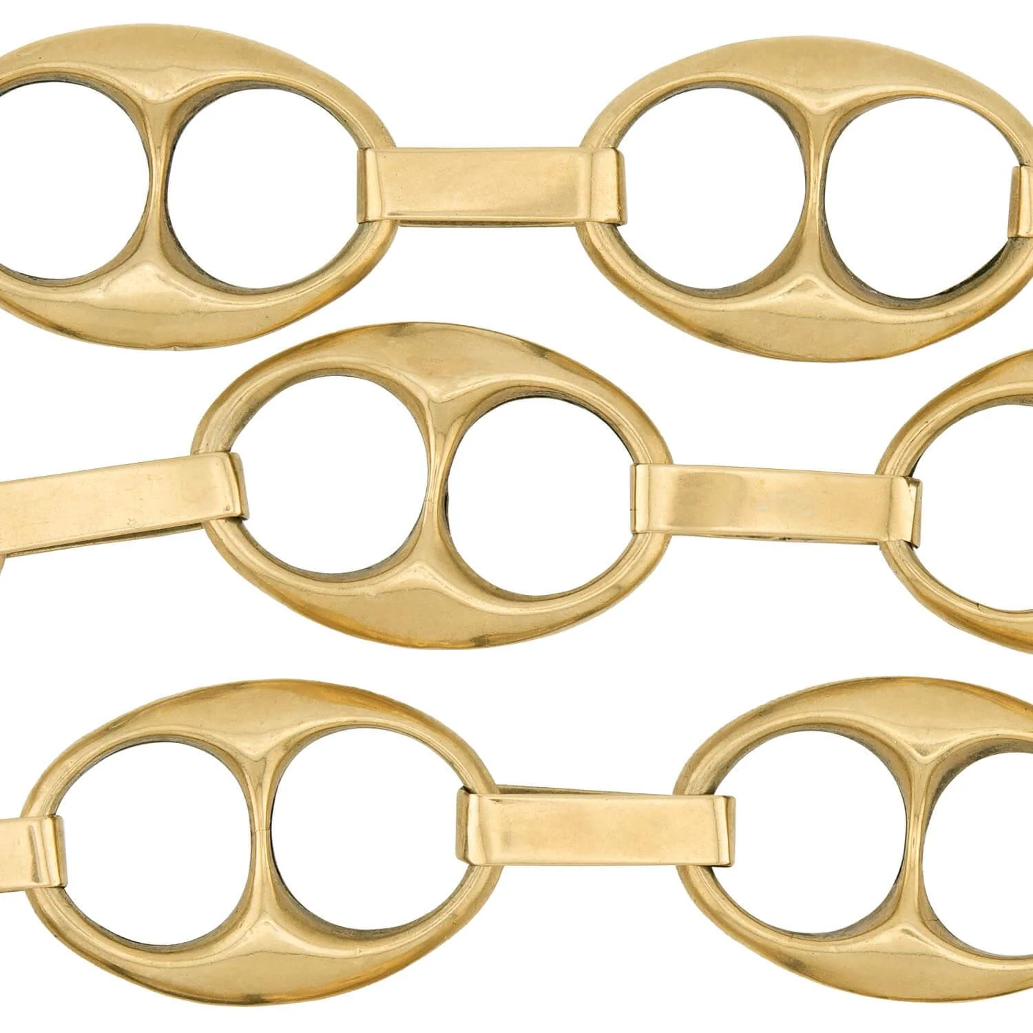 Vintage 10k "Gucci" Link Necklace - Image 3