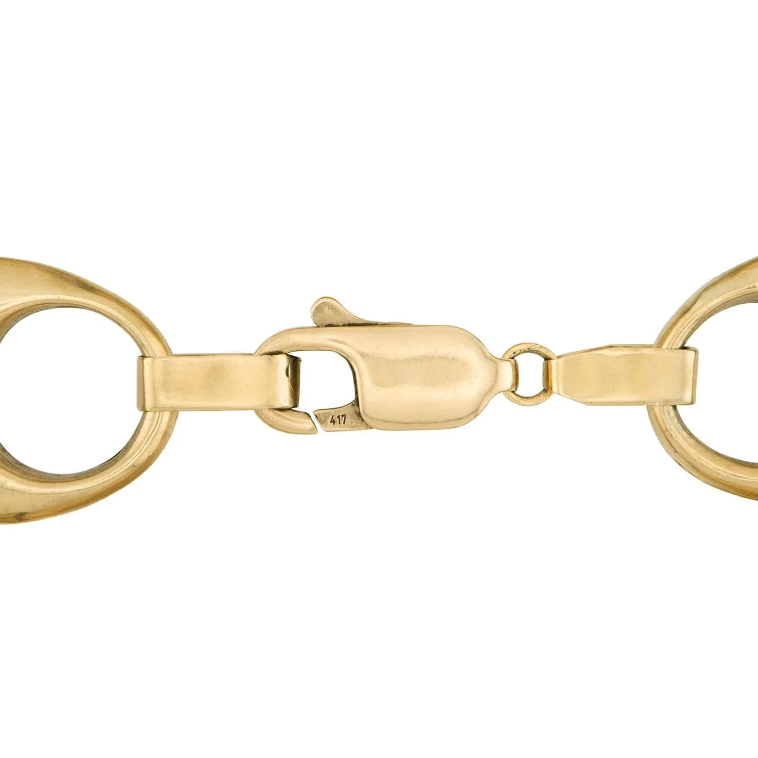 Vintage 10k "Gucci" Link Necklace - Image 4