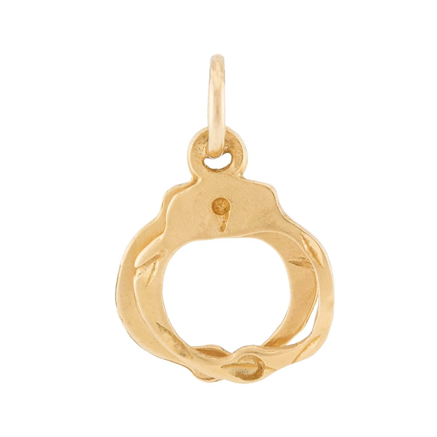Vintage 14k Handcuffs Pendant/Charm - Image 2