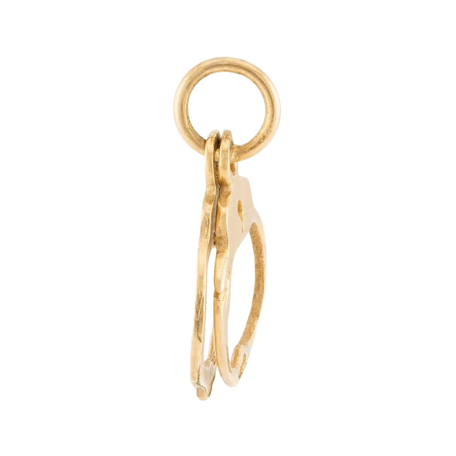 Vintage 14k Handcuffs Pendant/Charm - Image 3