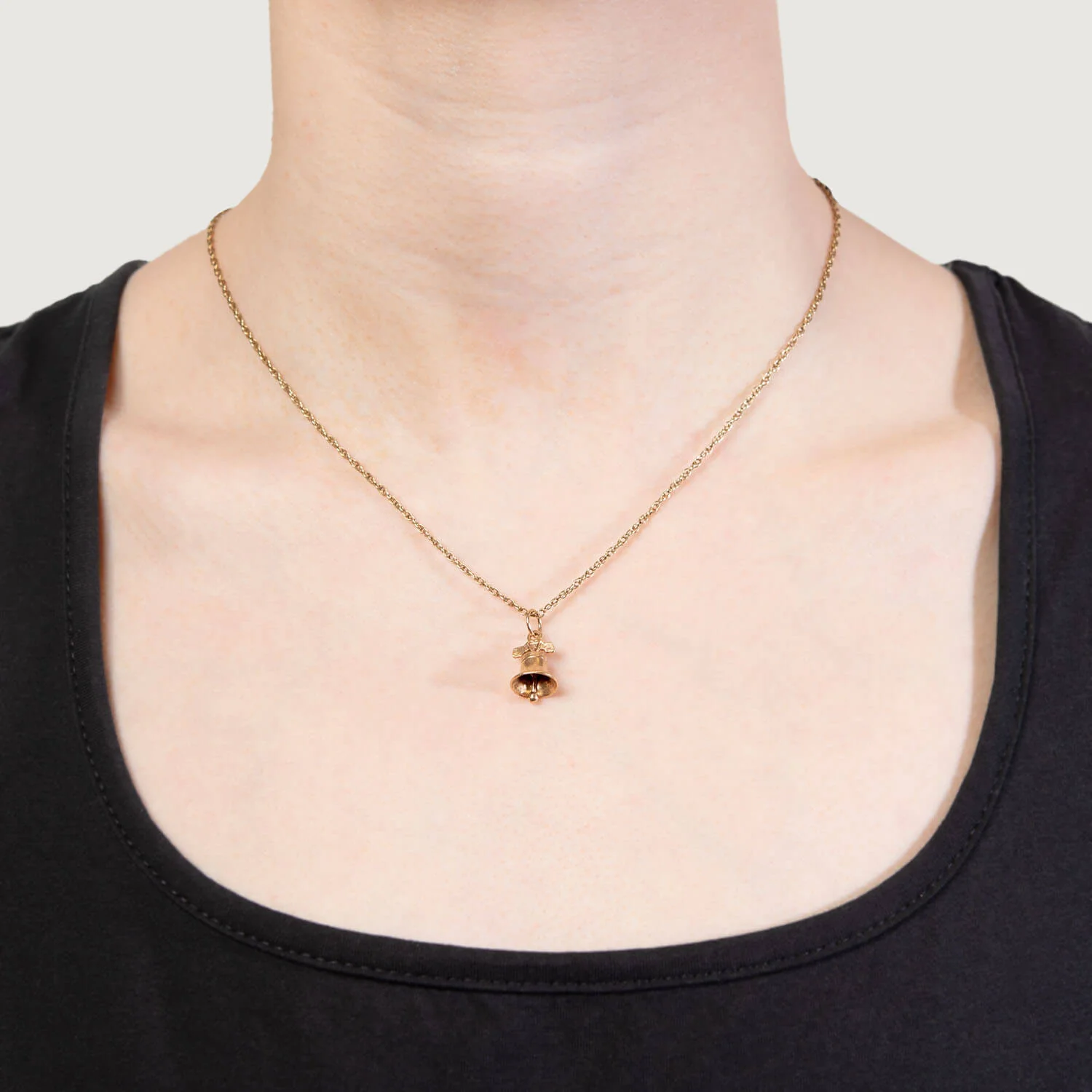 Vintage 14k Liberty Bell Charm - Image 5