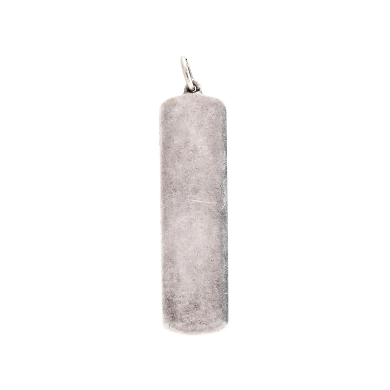 Vintage English Sterling Silver Bullion Bar Pendant - Image 3