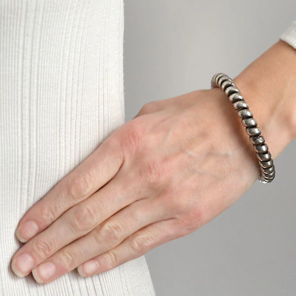 ANTON MICHELSEN Vintage Scandinavian Silver Coiled Bangle Bracelet - Image 6