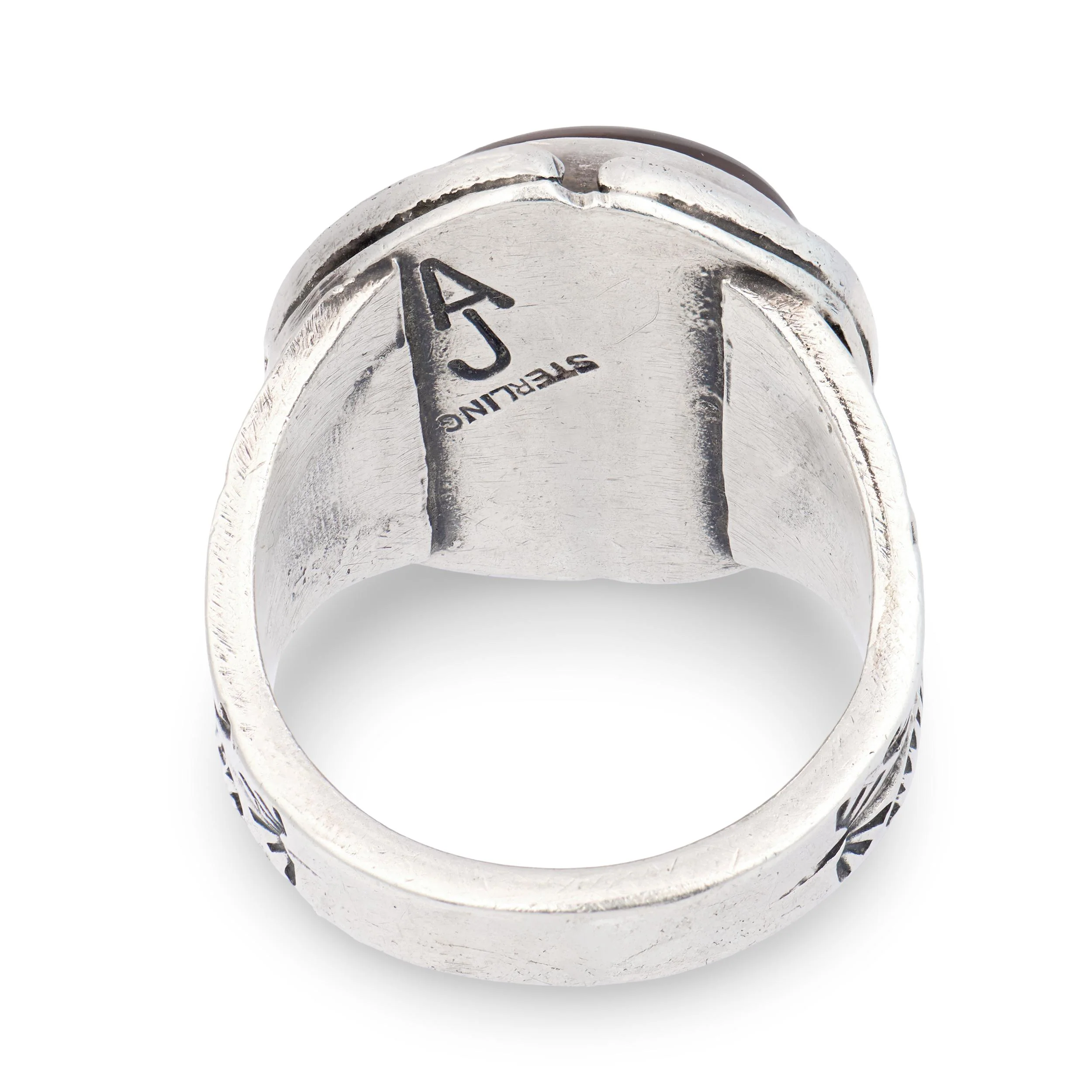 Vintage Sterling Silver Mexican Opal Ring - Image 5